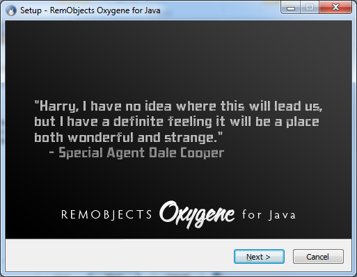 Installing Oxygene for Java