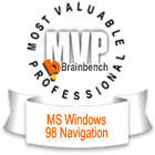 Brainbench 'Most Valued Professional' for Win98